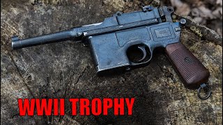 WWII PISTOL FOUND IN OLD HOUSE   WWII METAL DETECTING [upl. by Alphonsa365]