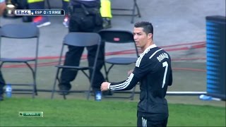 Cristiano Ronaldo HATTRICK vs Espanyol Espanyol Barcelona vs Real Madrid  170515 [upl. by Pearlman]