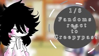 fandoms react to  creepypasta18 [upl. by Htebasyle826]