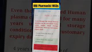 🎯Rrb pharmacist questions 🔥motivation rrbofficer rrb railway railwaypharmacistcrashcourse2024 [upl. by Eesak261]