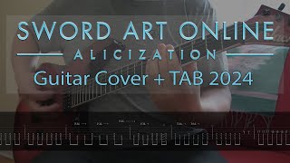 『TABS』LiSA  ADAMAS  Sword Art Online Alicization Op  Guitar Cover [upl. by Ellevart898]