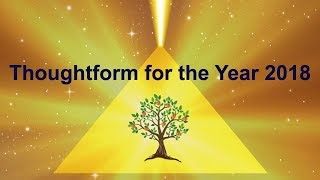 Animated Visual of the Thoughtform for the Year 2018 [upl. by Ylrebme]