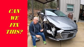 2018 Hyundai Elantra Crash Damage Repair Part 1 diy automobile cars [upl. by Anairotciv]