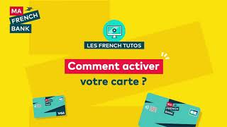 Comment activer votre carte  Ma French Bank [upl. by Osy]