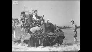 Landings at Akyab in Burma in January 1945 [upl. by Sweyn]