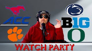 LIVE OREGON VS PENN STATE CLEMSON VS SMU WATCH PARTY LIVESTREAM [upl. by Ik]