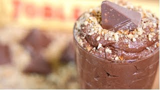 Toblerone chocolate mousse recipe  my virgin kitchen [upl. by Irolav465]