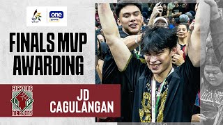 UP’s JD Cagulangan’s Finals MVP Awarding  UAAP SEASON 87 MENS BASKETBALL FINALS [upl. by Culley]