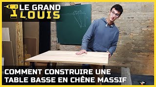 Fabriquer une table basse en chêne pour moins de 50 € [upl. by Airehs]