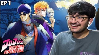 THIS IS GONNA BE GOOD  JoJos Bizarre Adventure Episode 1 REACTION [upl. by Rimisac]