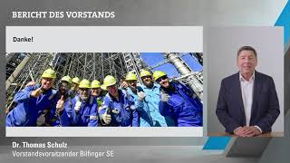 Speech of the Management Board to the Annual General Meeting of Bilfinger in 2024 [upl. by Nnorahs]