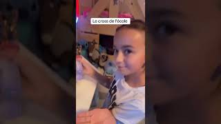 Cross de l’école pour Lilo shortvideo humour mereetfille [upl. by Anuahsal]