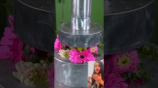 Hydraulic Press VS FLOWERS [upl. by Akselav]