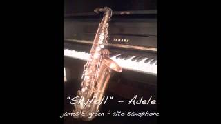 Skyfall  Adele James Bond  Saxophone cover [upl. by Damahom]