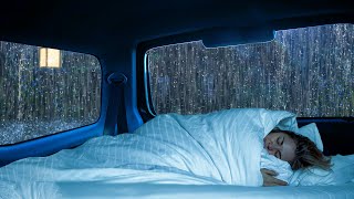 Bruit de pluie pour bien dormir et se détendre  Tonnerre Sur La Voiture la nuit  ASMR [upl. by Sophronia]