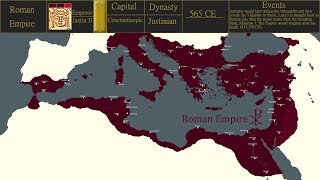 The Byzantine Empire  Every Year Alternative Before 1200 CE [upl. by Corena]