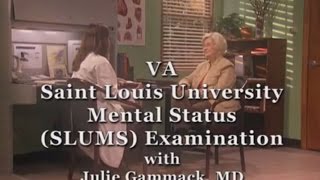 VA Saint Louis University Mental Status SLUMS Examination [upl. by Alimat]