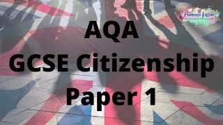 The Whole of AQA GCSE Citizenship Paper 1 In only 25 minutes [upl. by Dody]