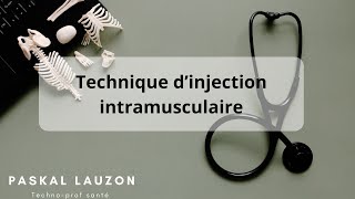 Technique d’injection intramusculaire [upl. by Helprin]