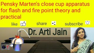 Pensky martens close cup apparatus flash and fire point determinator theory and practical [upl. by Rehtae]