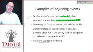 IAS 10  L1  Adjusting and NonAdjusting Events after Reporting Date [upl. by Secilu395]