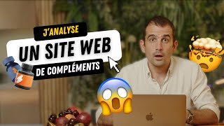 🔍 Janalyse un site de compléments alimentaires 👀 et cest pas joli [upl. by Lechner]