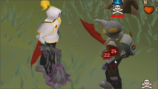 OSRS  Pking With Some Different Weapons On My 20 Def Pure [upl. by Haela]