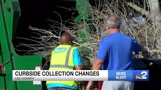 Curbside trash collection changes in Lee County [upl. by Navinod465]