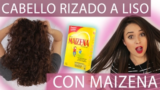 CABELLO LISO NATURAL CON MAIZENA Fabi Ortiz [upl. by Losyram]