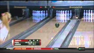 2012 NCAA Womens Collegiate Bowling Championship FDU vs UMES game 1 [upl. by Ruhtra]