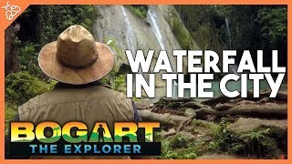 WATERFALL IN THE CITY Filipino Travel w Bogart the Explorer [upl. by Redleh854]