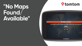 What to do if your device displays No Maps Found [upl. by Riada676]