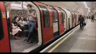 London Underground Lancaster Gate Station Central Line Westbound 290813 [upl. by Enelkcaj59]