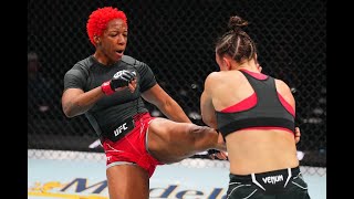 UFCKansasCity Joselyne Edwards Victoriosa En Fuerte Guerra [upl. by Ecela]