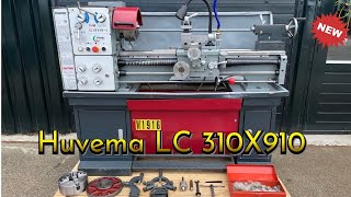 Huvema LC 310X9103 Power Feed Metalworking Lathe [upl. by Bernardine]