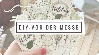 FBM17  Vor der Messe DIY  WildnisLesezeichen mit echten Blättern [upl. by Smitty]