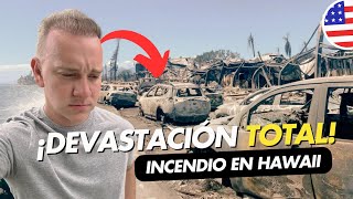 LA CIUDAD DE HAWAII DESTRUIDA POR LOS INCENDIOS LAHAINA [upl. by Karas]