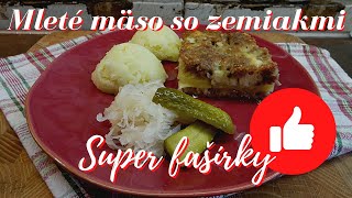 Recept na mleté mäso so zemiakmi [upl. by Anoiek]