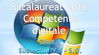 Competente digitale 2016  Ziua 1  Sisteme de operare [upl. by Aldis]