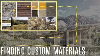 Revit Tutorial  Finding Custom Materials for Revit Renderings [upl. by Dorelia]