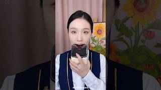 Pressed powder blocks foundation and controls oil food skincare funny makeup beautiful [upl. by Strep]