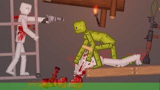 Melon Humans Fight People On Acid Sea in People Playground [upl. by Squire522]