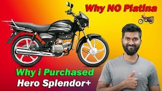 Why i purchased this hero splendor and modified to spoke wheels  TechTravelTelugu [upl. by Ecinuahs832]