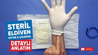 STERİL ELDİVEN GİYME VE ÇIKARMA [upl. by Eydie]