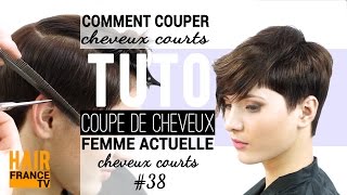 Coiffure  une coupe courte HAIR France TV [upl. by Nyrad]