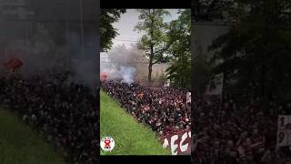 LIVE Servette Fans in Bern before Swiss Cup Final match against Lugano 🤎  020624 [upl. by Anrev]