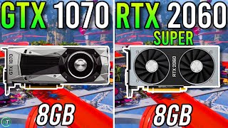 GTX 1070 vs RTX 2060 Super  Tested in 2023 [upl. by Purse]