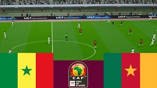 Senegal 3 vs 1 Cameroon 2024 CAF Full match  Video game simulation pes 2021 [upl. by Nwahsar16]