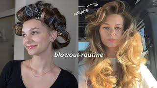 the PERFECT blowout routine  how i preserve my blowout overnight [upl. by Germain]