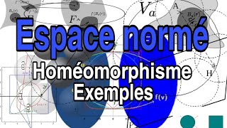 Topologie Espace normé  Homéomorphisme  Exemples 4 [upl. by Nahtanod]